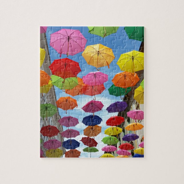 Roof of umbrellas jigsaw puzzle (Vertical)