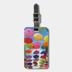 Roof of umbrellas luggage tag