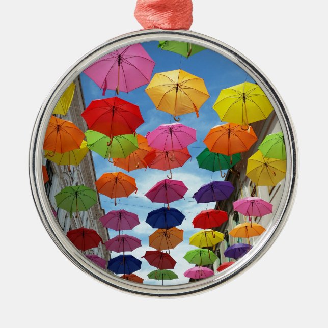 Roof of umbrellas metal ornament (Front)