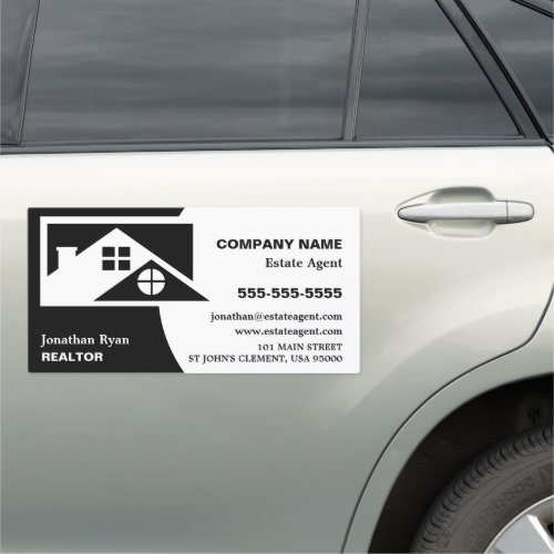 Roof Tops Realtor Estate Agent Car Magnet