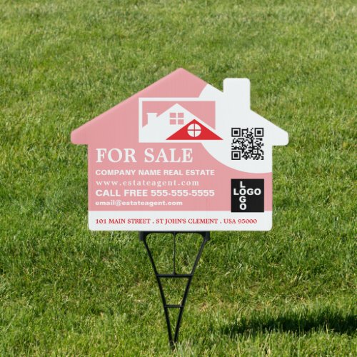 Roof Tops Realtor Estate Agent SaleRent Sign