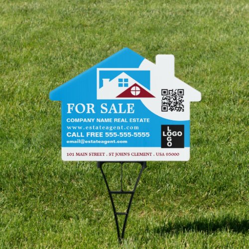Roof Tops Realtor Estate Agent SaleRent Sign