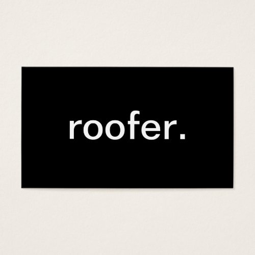 Roofer Business Card Templates