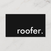 roofer. business card (Front)