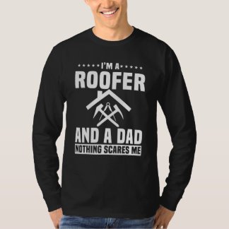 Roofer Dad Roof Mechanic Father's Day T-Shirt