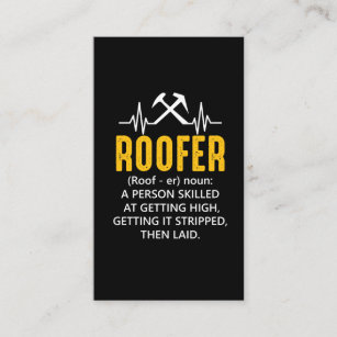 Roofer /roo F-er/ Noun A Person Skilled At Getting Standard College Hoodie 
