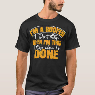 Roofer donuts donut ecavator boy donut party  T-Shirt