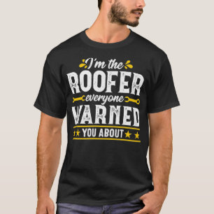 Roofer Gift Men Mechanic Contractor Premium  T-Shirt