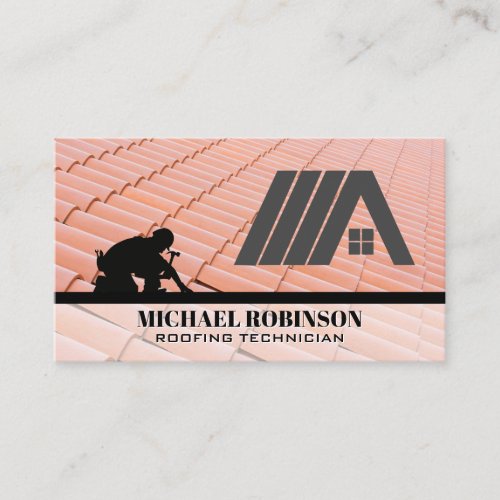 Roofer | House Shingles | Skilled Worker Business Card