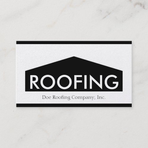 RooferRoofing Company Golden Business Card