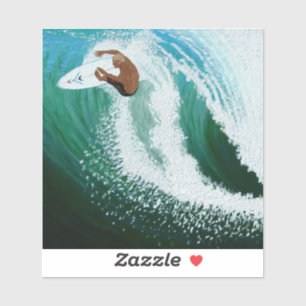 Roofer surfer sticker