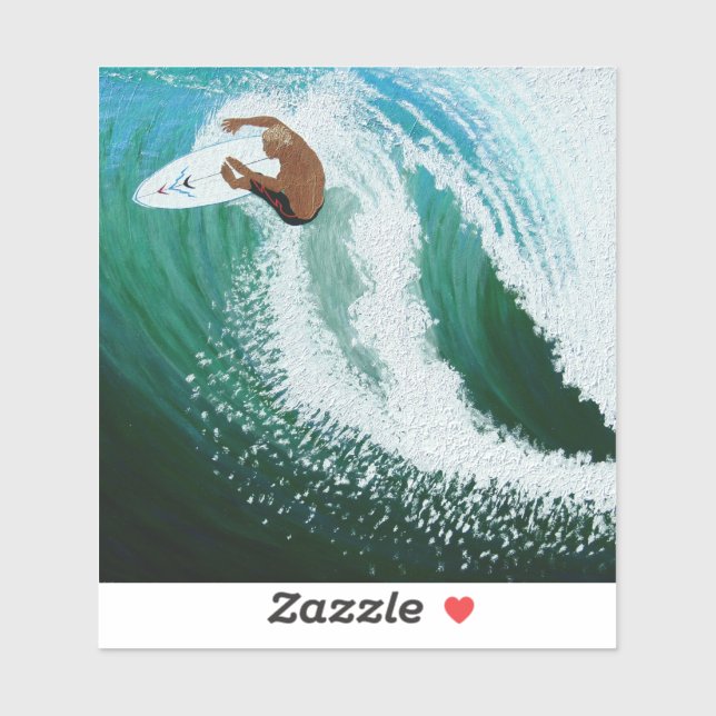 Roofer surfer sticker (Sheet)