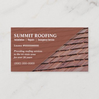 Roofers Business Card by starstreambusiness at Zazzle