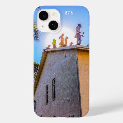 Roofers on a Roof iPhone 14 Case 