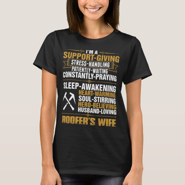 Roofers Wife Tshirt (Front)