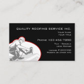 Roofing And Construction Services Business Card (Front)