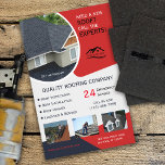 Roofing and Repair Business Red Flyer<br><div class="desc">Designed for the roofing company owner,  manager or employee.  All text and photos are 100% customizable.  This product is a great way to promote  your business and generate sales.  By 1Bizchoice (rights reserved).</div>