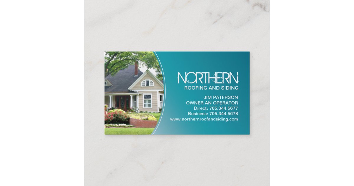 Roofing and Siding Business Card Zazzle
