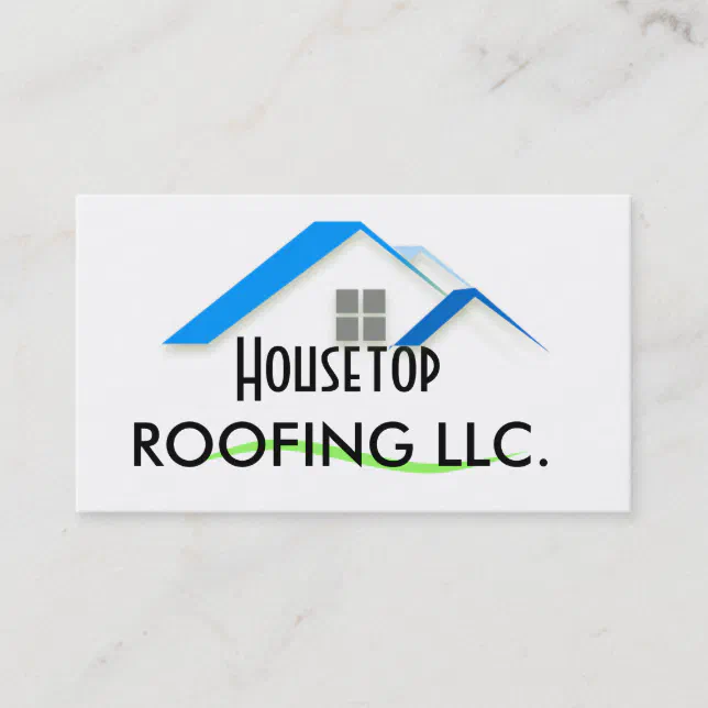 roofing business card Zazzle