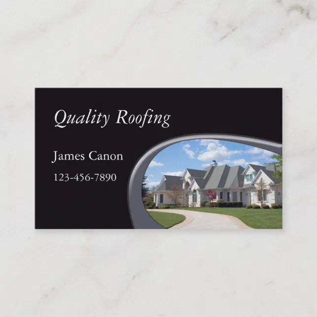 Roofing Business Card | Zazzle