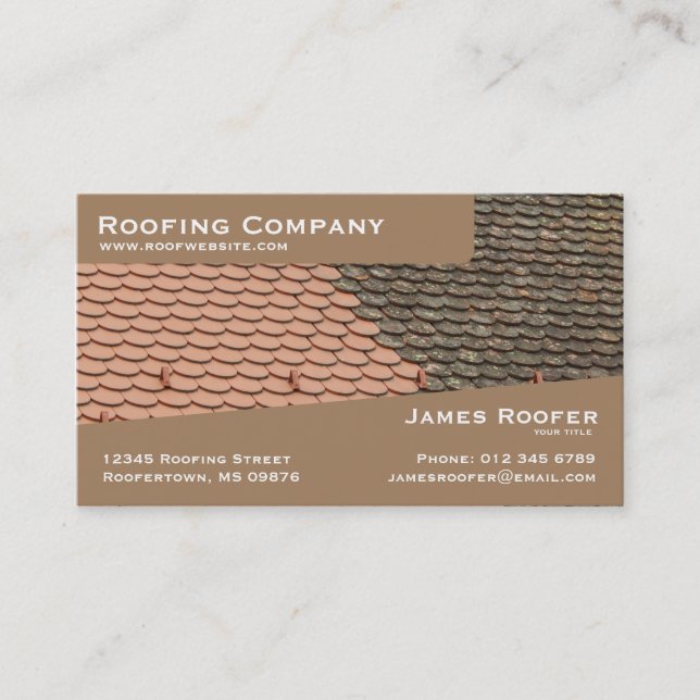 roofing business card (Front)