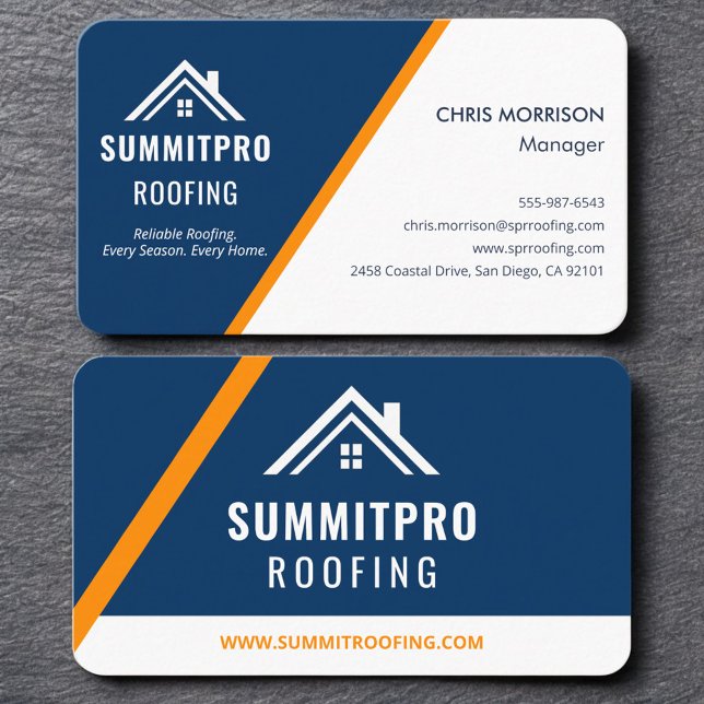 Roofing Business Card (Creator Uploaded)