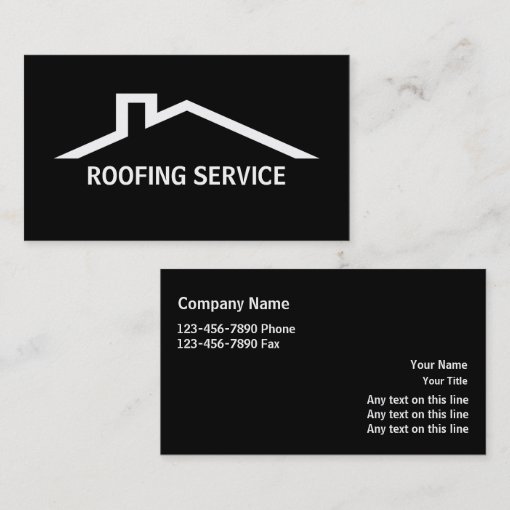 Roofing Business Cards Zazzle
