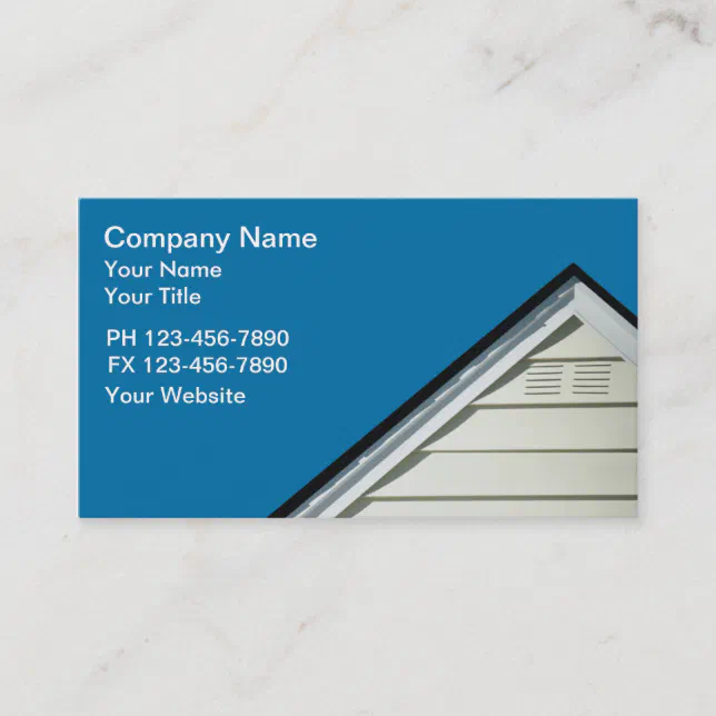 Roofing Business Cards Zazzle