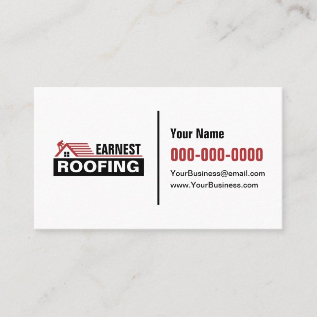 Roofing Business Cards (Front)