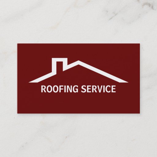 Customizable Roofing Business Cards