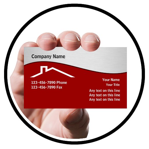 Customizable Roofing Business Cards