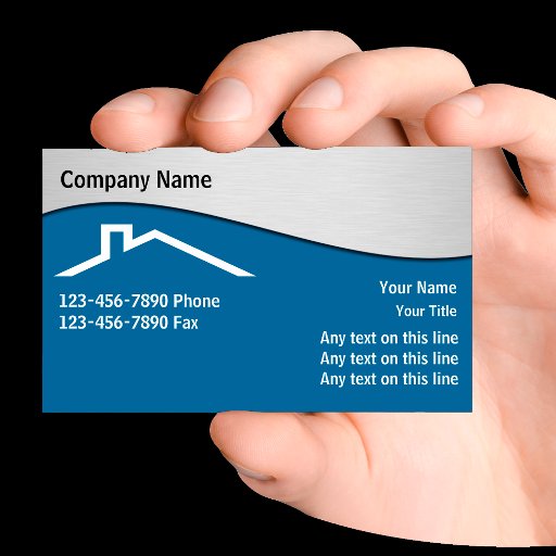Customizable Roofing Business Cards