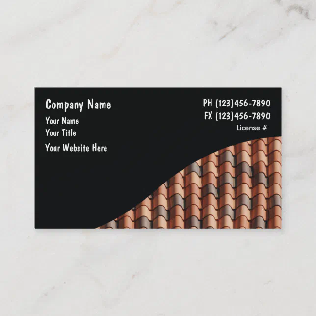 Roofing Business Cards Zazzle