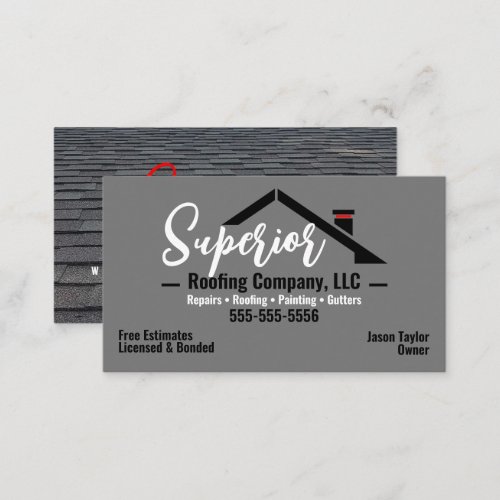 Roofing Company Business Card