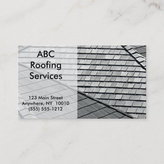 Roofing Company Business Card