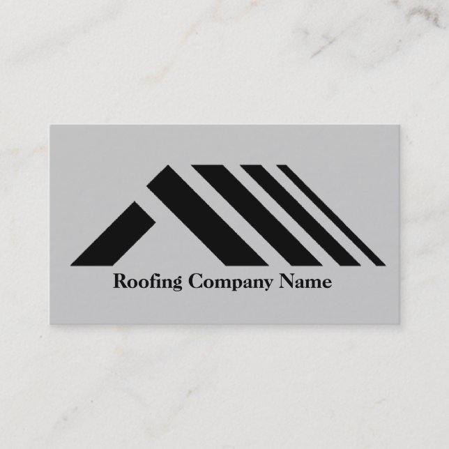 Roofing Company Business Card (Front)
