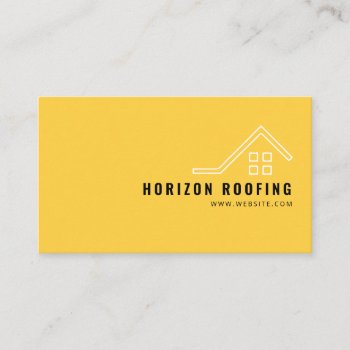 Roofing Company Business Card by olicheldesign at Zazzle