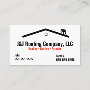Roofing Company Business Card