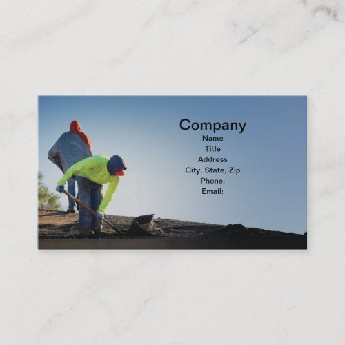 Roofing Company Business Cards