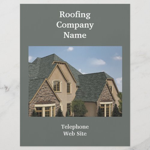 Roofing Company Business Flyer