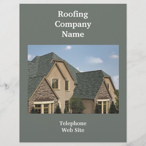 Roofing Company Business Flyer