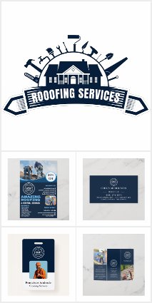 Roofing Company   Custom Logo Services