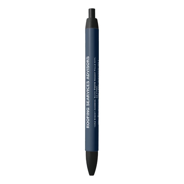 Roofing Company | Custom Logo Services Pen (Front Vertical)