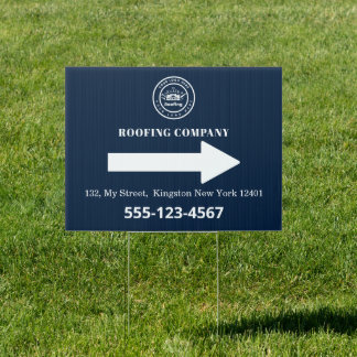 Roofing Company | Custom Logo Services Sign