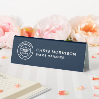 Roofing Company | Custom Logo Services Table Tent