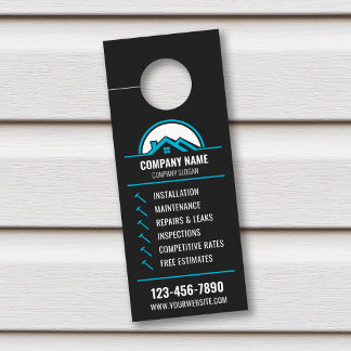 Roofing Door Hanger, Roof Repair Door Hanger