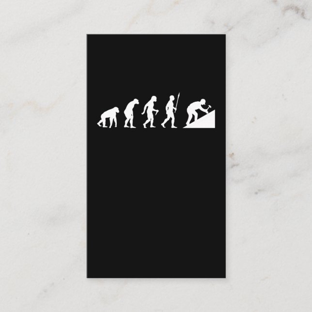 Roofing Evolution hammer and roofing craft Business Card (Front)