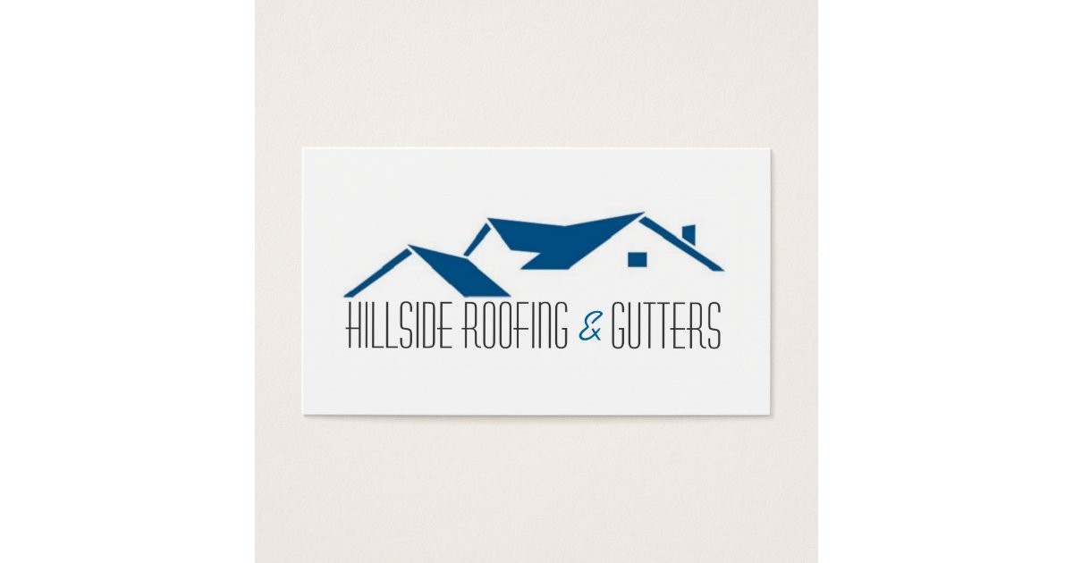 Roofing, Gutters, Construction Business Card Zazzle