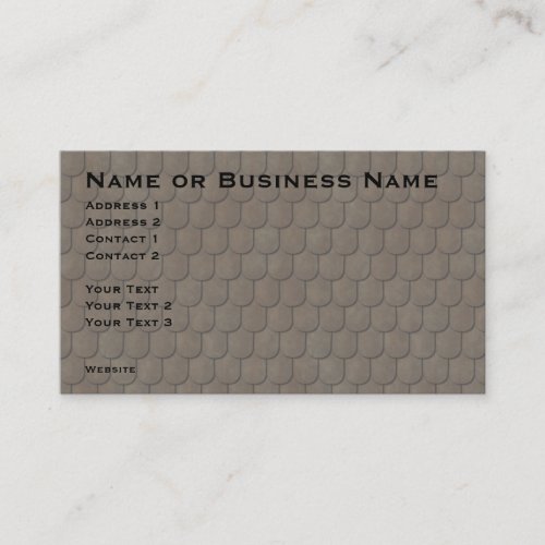 Roofing Number 1 Business Card