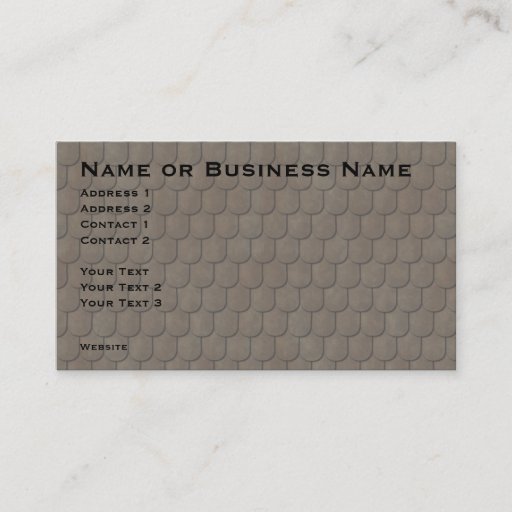 Customizable Roofing Number 1 Business Card